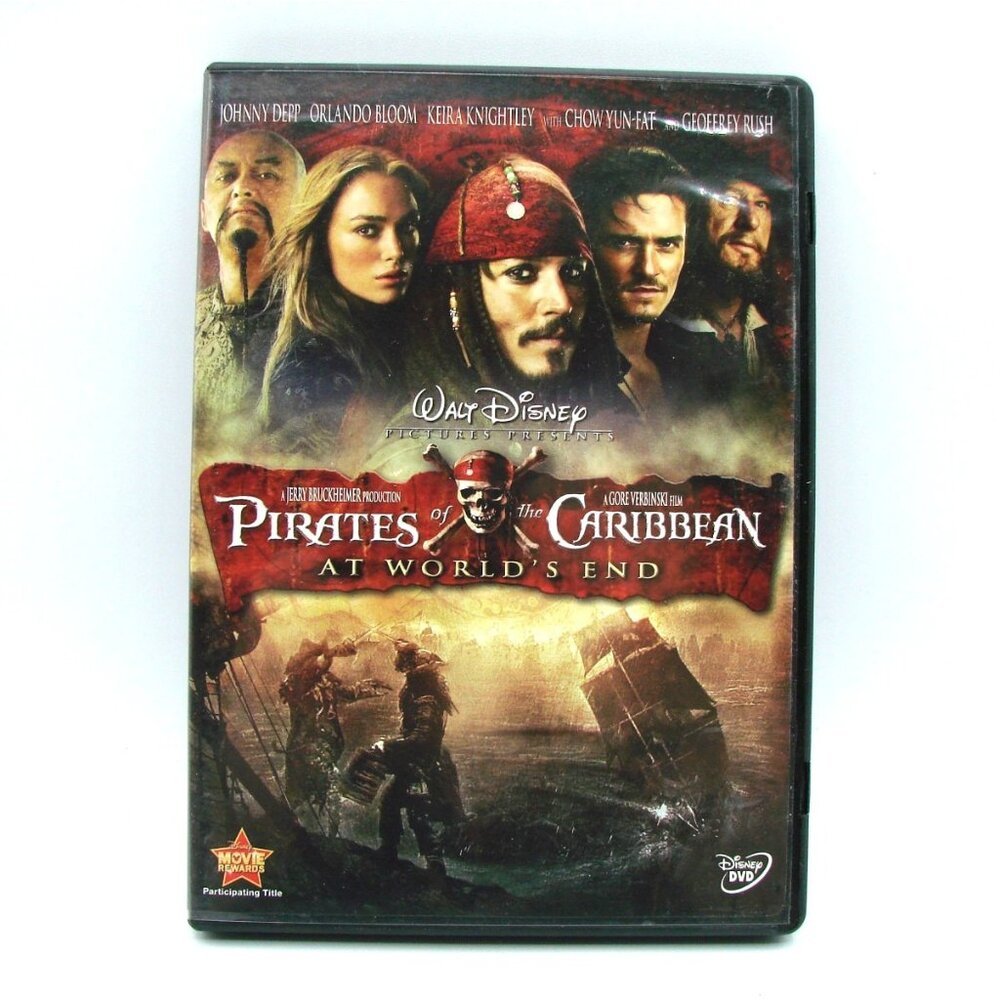 Pirates of the Caribbean at World's End DVD Disney Action & Adventure Hardcase